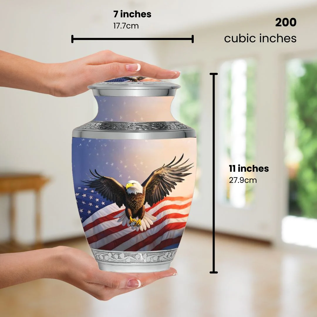 Cremation Urn - Designer Series - Aluminum - Image 2