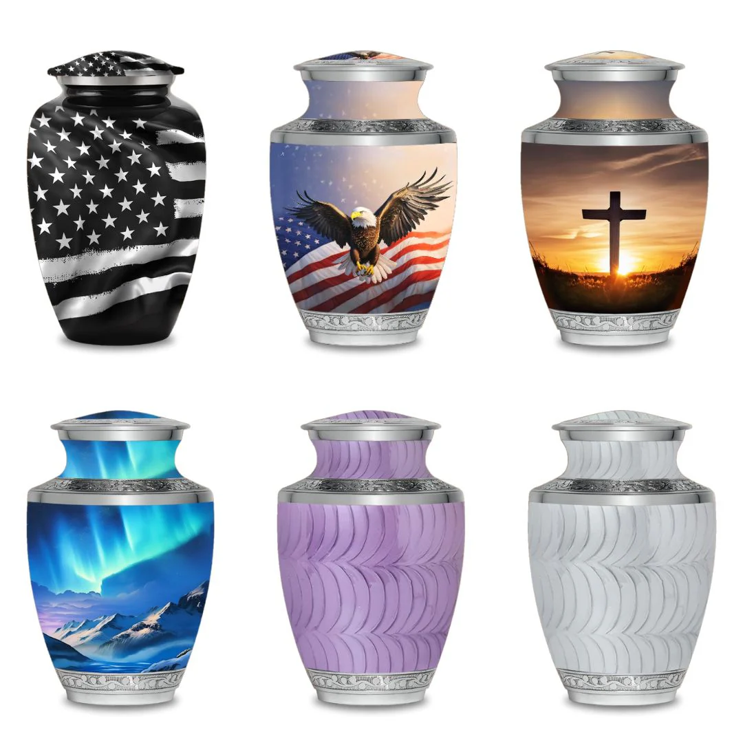 Cremation Urn - Designer Series - Aluminum - Image 6